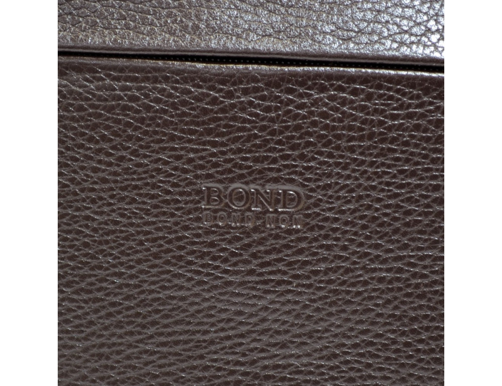 Чоловіча шкіряна сумка-портфель BOND 1095-286 - Фотографія № 5