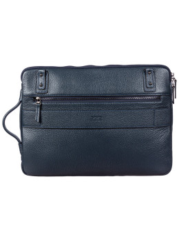Кожаный чехол для ноутбука синего цвета BOND 1418-1170