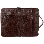 Мужская кожаная папка-чехол коричневого цвета BOND 1418-355 - Фото № 100