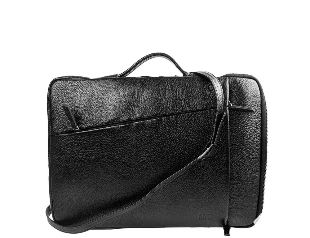 Мужская кожаная сумка-чехол для ноутбука BOND 1419-281 - Фото № 3