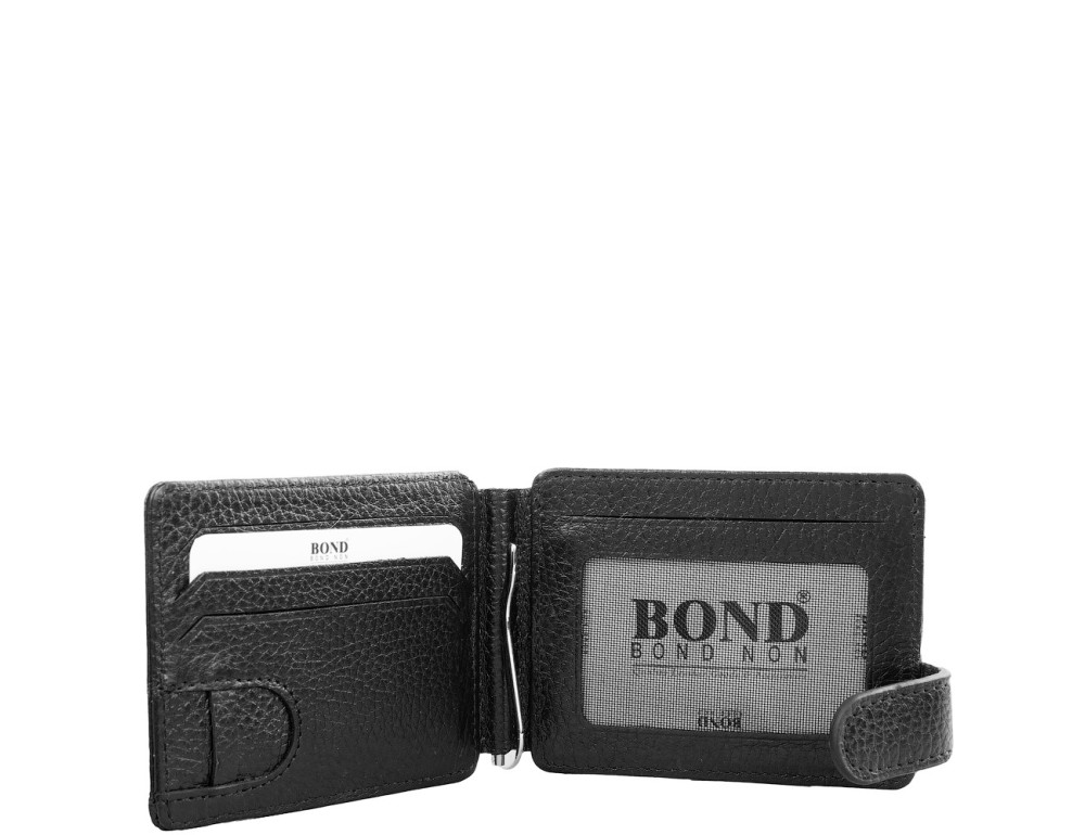Затискач для грошей шкіряний BOND 556-281 - Фотографія № 3