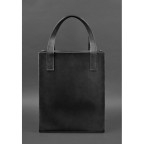 Шкіряна жіноча сумка шоппер Бетсі з кишенею чорна Blancnote BN-BAG-10-1-g-kr - Фотографія № 103