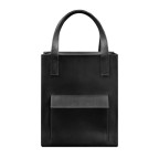 Шкіряна жіноча сумка шоппер Бетсі з кишенею чорна Blancnote BN-BAG-10-1-g-kr - Фотографія № 109