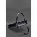Шкіряна жіноча сумка шоппер Бетсі з кишенею синя Краст BN-BAG-10-1-navy-blue - Фотографія № 103