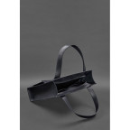 Шкіряна жіноча сумка шоппер Бетсі з кишенею синя Краст BN-BAG-10-1-navy-blue - Фотографія № 104