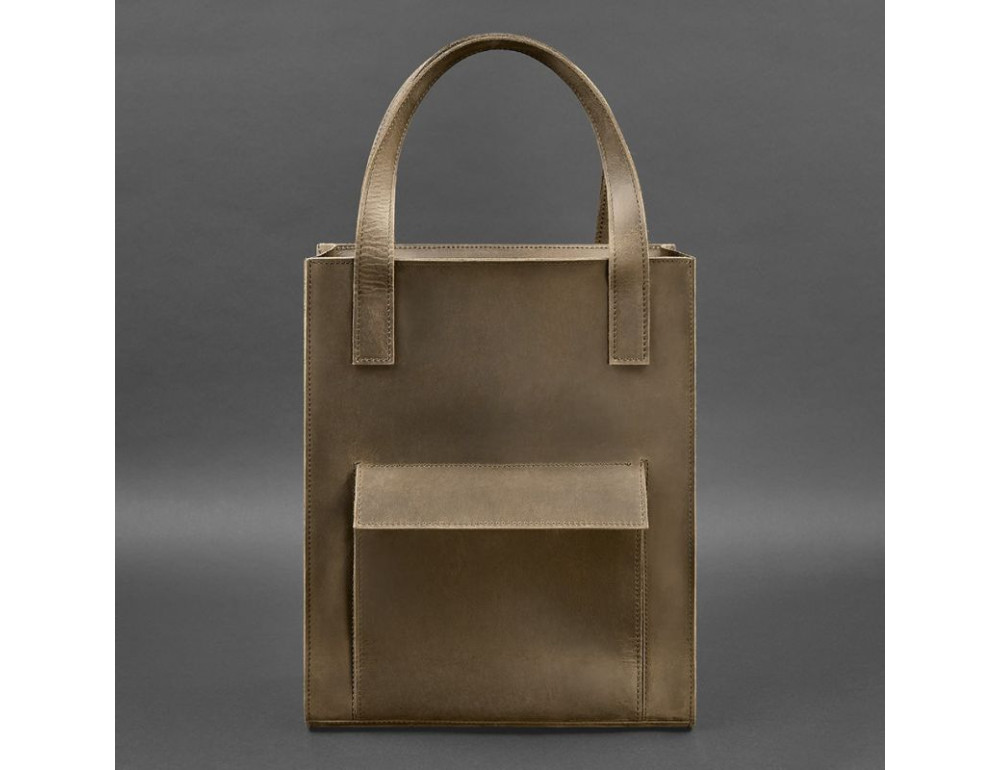 Шкіряна жіноча сумка шоппер Blancnote BN-BAG-10-1-o - Фотографія № 10