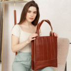 Шкіряна жіноча сумка шоппер Бетсі світло-коричнева краст BN-BAG-10-k - Фотографія № 104