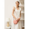 Шкіряна жіноча сумка Бон-Бон рожева BN-BAG-11-pink-peach