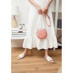 Шкіряна жіноча сумка Бон-Бон рожева BN-BAG-11-pink-peach - Фотографія № 104