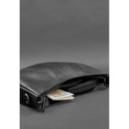 Чорна шкіряна сумка через плече Blancnote BN-BAG-12-G - Фотографія № 103