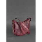 Бордова шкіряна сумка через плече жіноча Blacnote BN-BAG-12-VIN-KR - Фотографія № 102