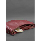 Бордова шкіряна сумка Blancnote BN-BAG-12-VIN - Фотографія № 103