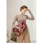 Бордова шкіряна сумка Blancnote BN-BAG-12-VIN - Фотографія № 105