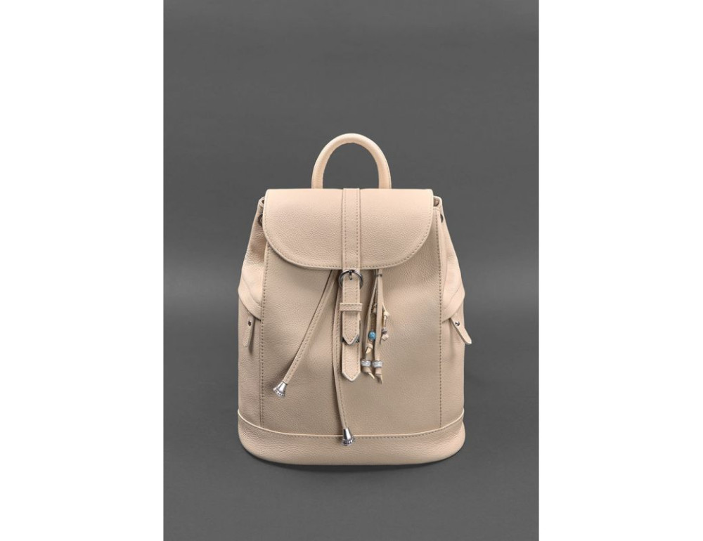 Міський шкіряний рюкзак Blancnote BN-BAG-13-crem-brule - Фотографія № 2
