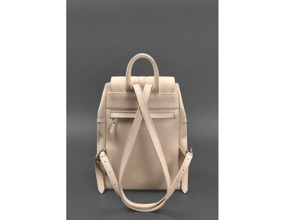 Міський шкіряний рюкзак Blancnote BN-BAG-13-crem-brule - Фотографія № 4