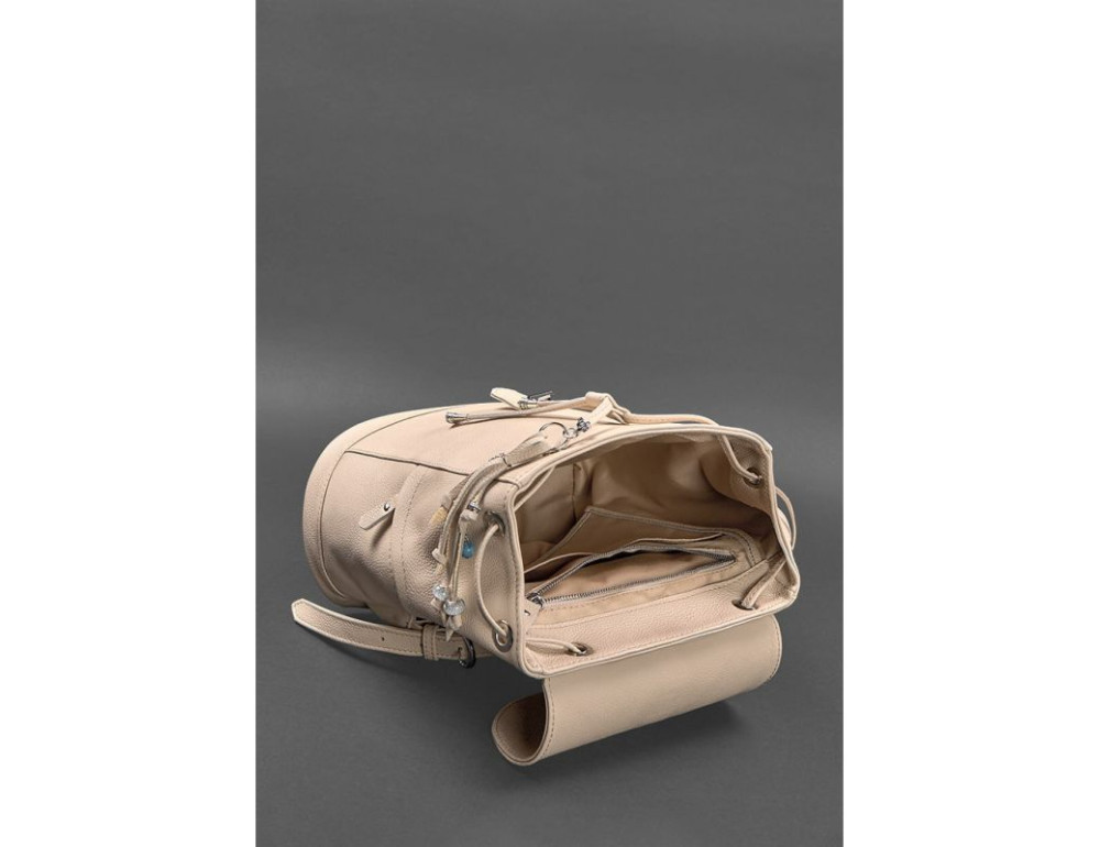 Міський шкіряний рюкзак Blancnote BN-BAG-13-crem-brule - Фотографія № 5