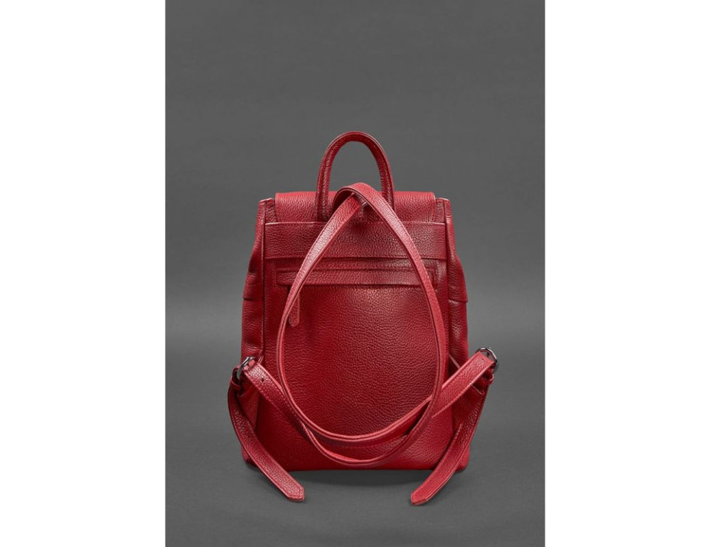 Міський шкіряний рюкзак Blanknote BN-BAG-13-rubin - Фотографія № 4