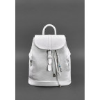 Шкіряний жіночий рюкзак білого кольору Blanknote BN-BAG-13-white - Фотографія № 101