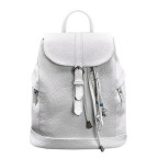 Шкіряний жіночий рюкзак білого кольору Blanknote BN-BAG-13-white - Фотографія № 106