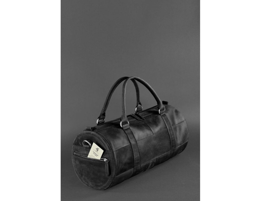 Шкіряна сумка Harper чорна Crazy Horse Blanknote BN-BAG-14-g-kr - Фотографія № 3