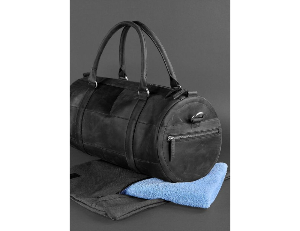 Шкіряна сумка Harper чорна Crazy Horse Blanknote BN-BAG-14-g-kr - Фотографія № 5