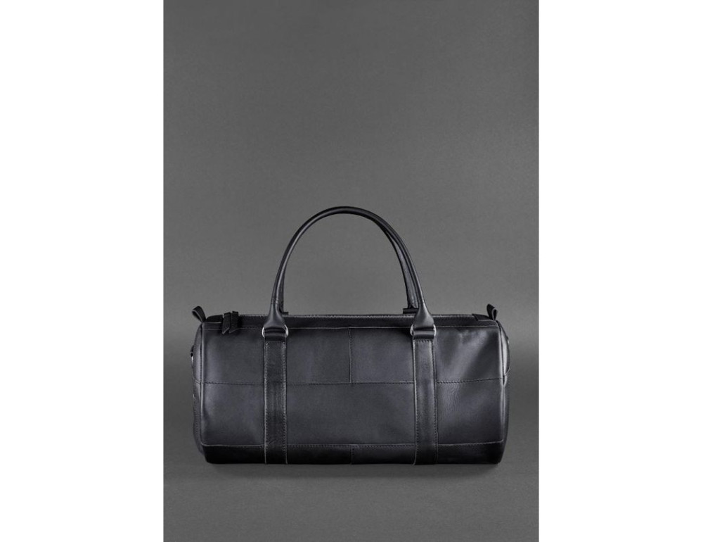 Шкіряна сумка Harper темно-синя краст Blanknote BN-BAG-14-navy-blue - Фотографія № 6