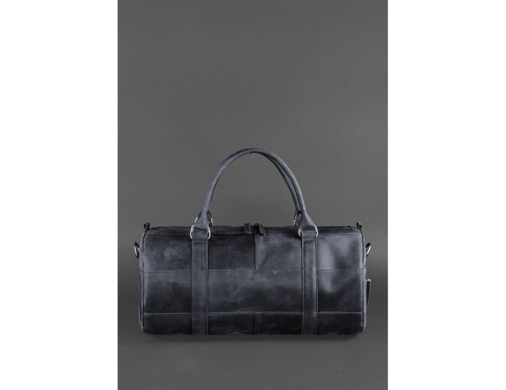 Шкіряна сумка Harper темно-синя Crazy Horse Blancnote BN-BAG-14-nn - Фотографія № 5