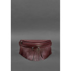 Кожаная женская сумка на пояс Spirit бордовая BN-BAG-15-marsala - Фото № 100