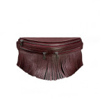 Кожаная женская сумка на пояс Spirit бордовая BN-BAG-15-marsala - Фото № 106