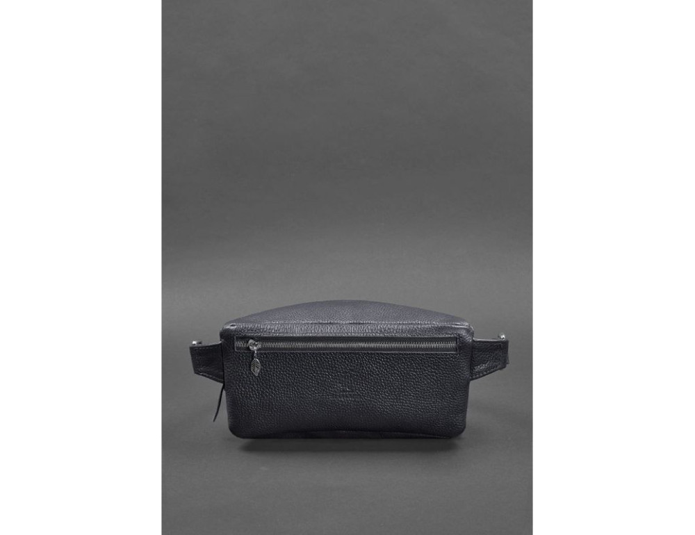 Кожаная женская сумка на пояс Spirit темно-синяя BN-BAG-15-navy - Фото № 4
