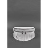 Кожаная женская сумка на пояс Spirit белая BN-BAG-15-white