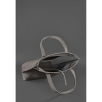 Темно-бежева шкіряна сумка шоппер Blancnote BN-BAG-17-BEIGE - Фотографія № 105