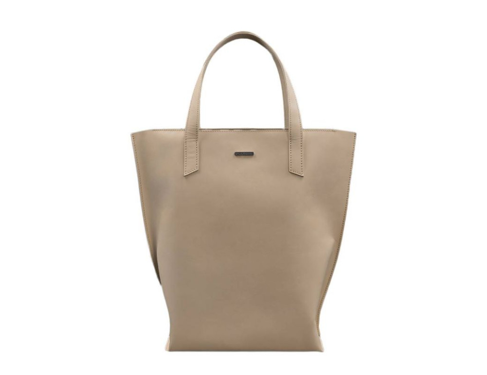 Шкіряна жіноча шкіряна сумка Blancnote BN-BAG-17-light-beige - Фотографія № 7