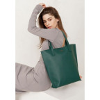 Зелена шкіряна сумка шоппер Blancnote BN-BAG-17-MALACHITE - Фотографія № 100