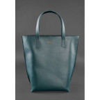 Зелена шкіряна сумка шоппер Blancnote BN-BAG-17-MALACHITE - Фотографія № 101