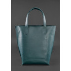 Зелена шкіряна сумка шоппер Blancnote BN-BAG-17-MALACHITE - Фотографія № 103