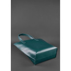 Зелена шкіряна сумка шоппер Blancnote BN-BAG-17-MALACHITE - Фотографія № 104