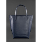 Темно-синя велика шкіряна сумка жіноча BN-BAG-17-NAVY-BLUE - Фотографія № 102