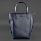 Темно-синя велика шкіряна сумка жіноча BN-BAG-17-NAVY-BLUE - Фотографія № 109