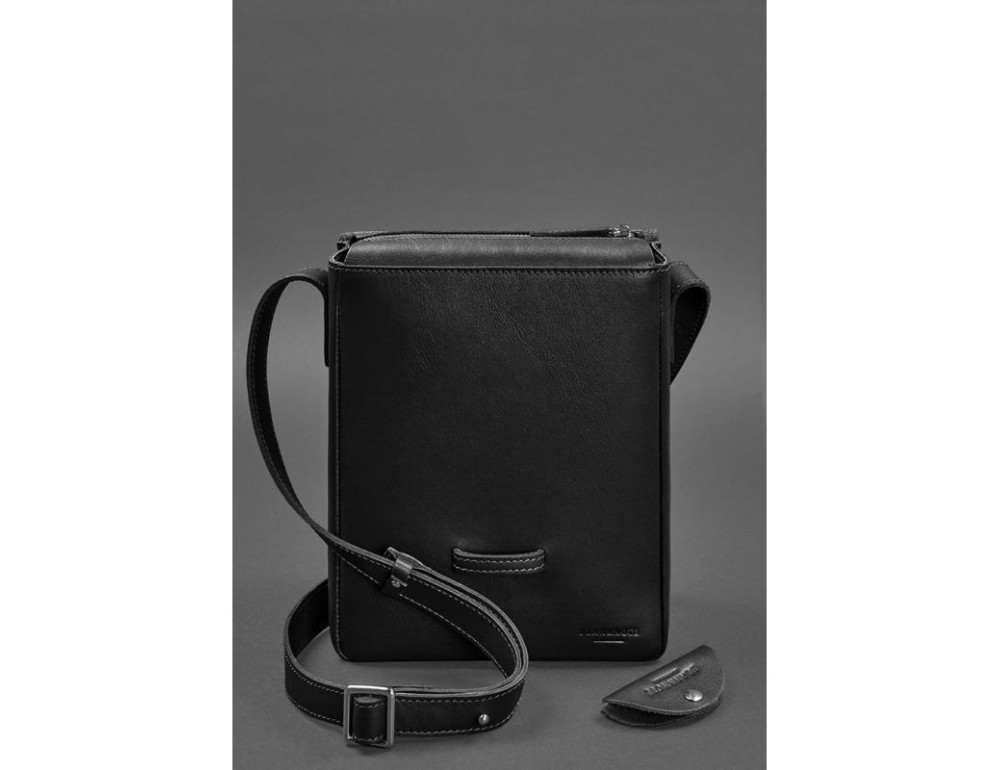 Чоловічий шкіряний месенджер Blanknote BN-BAG-18-g - Фотографія № 5