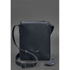 Чоловіча шкіряна сумка-месенджер Esquire синя Blanknote BN-BAG-18-navy-blue - Фотографія № 104