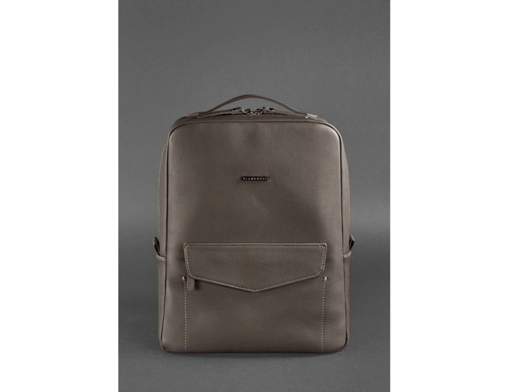 Темно-бежевий жіночий рюкзак зі шкіри Blancnote BN-BAG-19-BEIGE - Фотографія № 2