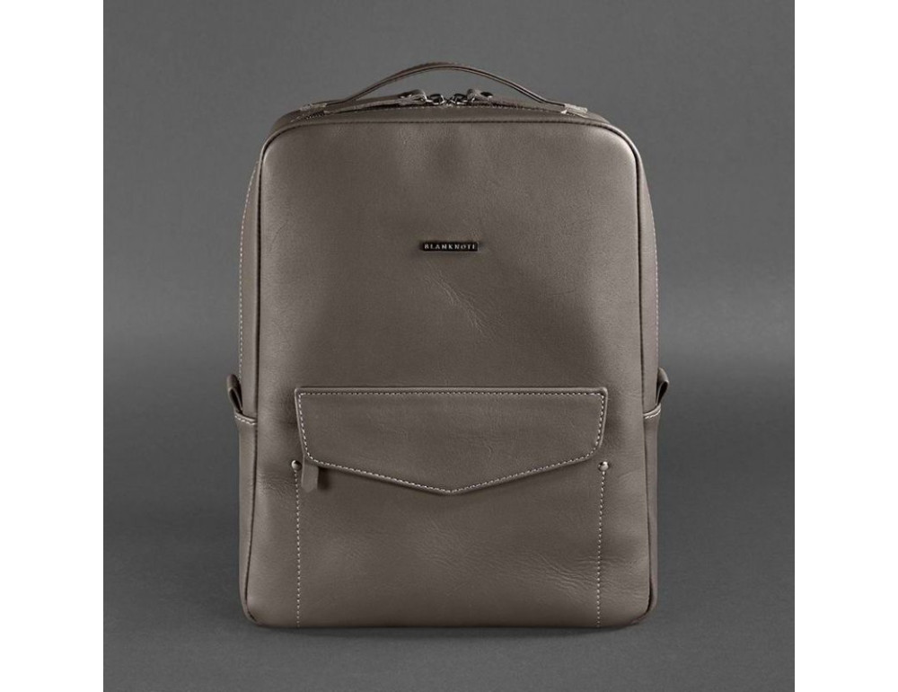 Темно-бежевий жіночий рюкзак зі шкіри Blancnote BN-BAG-19-BEIGE - Фотографія № 8