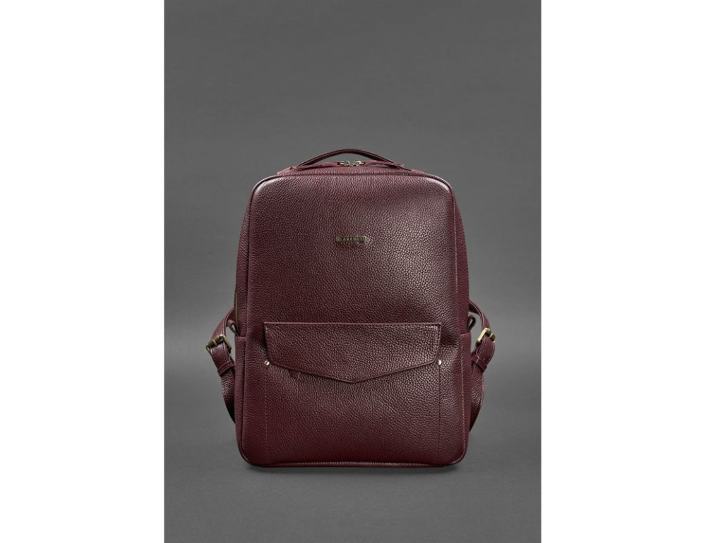 Жіночий шкіряний рюкзак Blancnote BN-BAG-19-marsala - Фотографія № 2