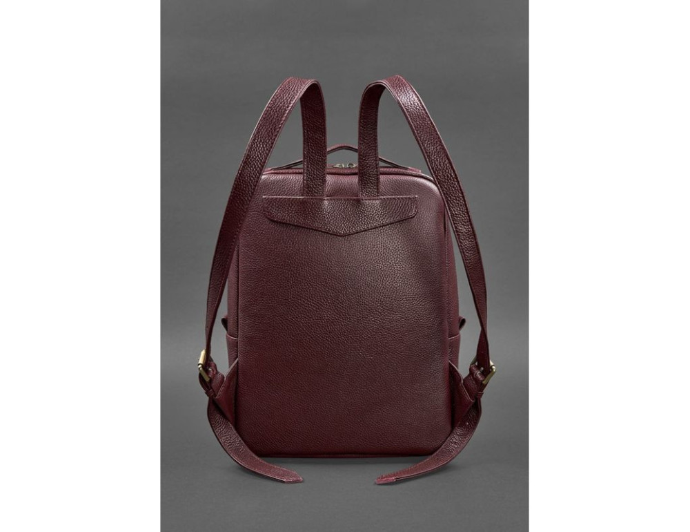 Жіночий шкіряний рюкзак Blancnote BN-BAG-19-marsala - Фотографія № 4