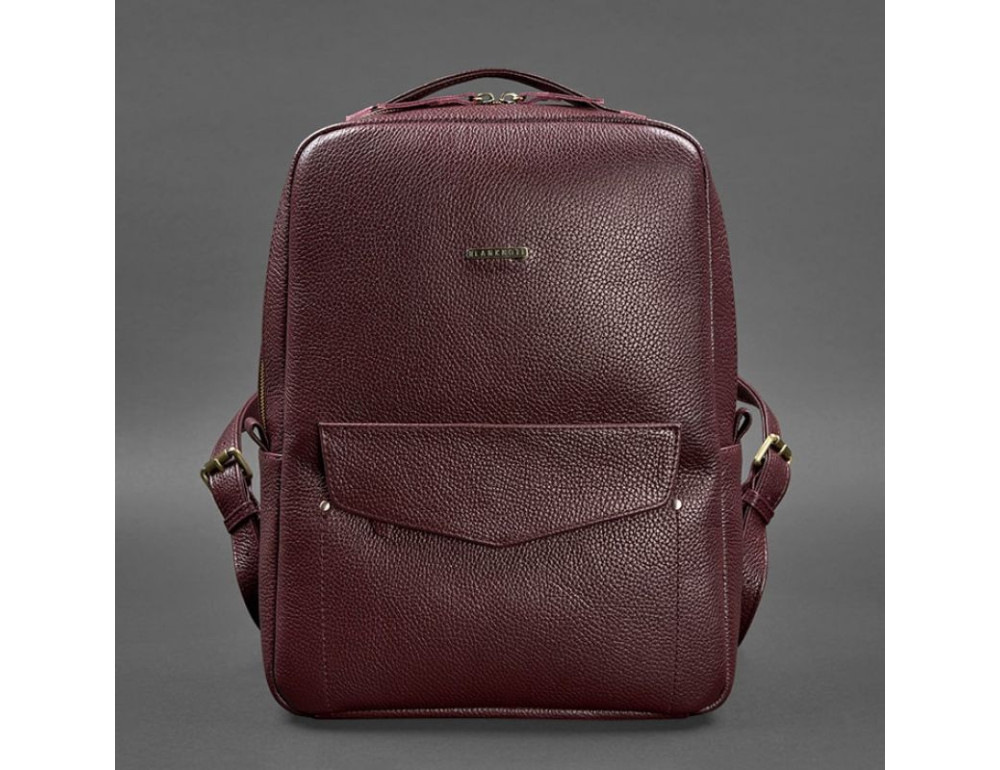 Жіночий шкіряний рюкзак Blancnote BN-BAG-19-marsala - Фотографія № 6