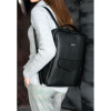 Шкіряний жіночий рюкзак чорного кольору Blanknote НУАР BN-BAG-19-NOIR