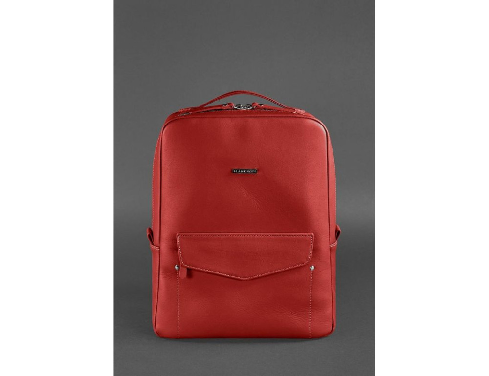 Червоний жіночий рюкзак зі шкіри Blancnote BN-BAG-19-red - Фотографія № 2
