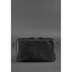 Чорна шкіряна сумка на пояс середня Blancnote BN-BAG-20-G-KR - Фотографія № 101