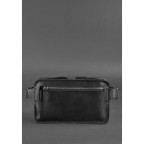 Чорна шкіряна сумка на пояс середня Blancnote BN-BAG-20-G-KR - Фотографія № 104